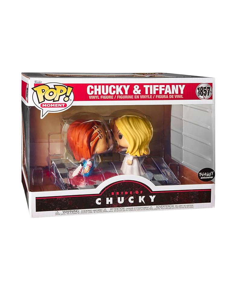 チャッキー + ティファニー フィギュア Bride of CHUCKY POP Amazon.co.jp: チャッキー ティファニー フィギュア Bride of